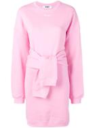 Msgm Oversized Sweater Dress - Pink