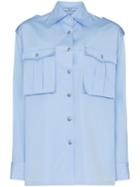 Prada Safari Pocketed Shirt - Blue