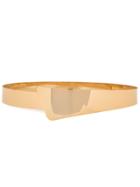 Haney Metallic Crossover Belt - Gold