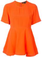 Proenza Schouler Crêpe Top - Yellow & Orange