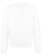 Acne Studios Basket Weave Sweater - White