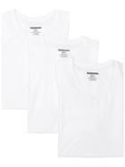 Neighborhood Three-pack V-neck T-shirt - White