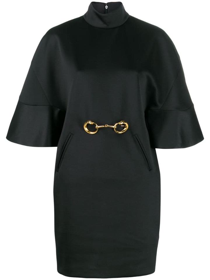 Cavalli Class Short-sleeve Mini Dress - Black