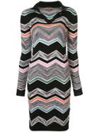 Missoni Chevron Sweater Dress - Multicolour