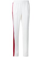 Each X Other Contrast Stripe Trousers, Women's, Size: Xs, White, Viscose/acetate