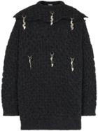 Raf Simons Blue Monday Embellished Jumper - Grey