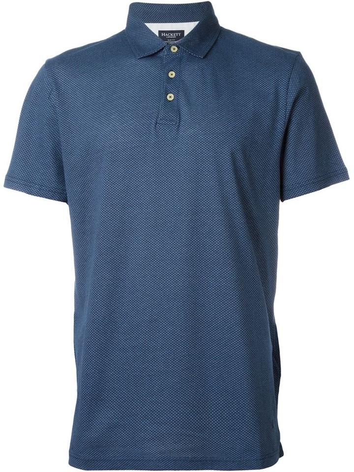 Hackett Classic Polo Shirt, Men's, Size: S, Blue, Cotton
