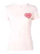 Tory Burch Embroidered Heart T-shirt - Pink