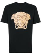 Versace - Medusa Print T-shirt - Men - Cotton - Xl, Black, Cotton