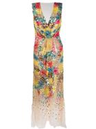 Elisabetta Franchi Sequinned Cocktail Dress - Neutrals