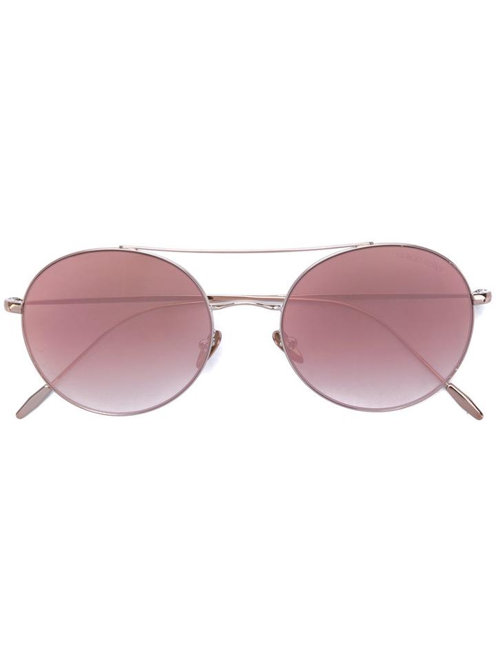 Giorgio Armani - Round Frame Sunglasses - Unisex - Metal (other) - 54, Grey, Metal (other)