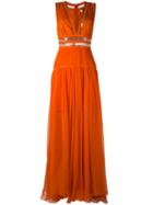 Maria Lucia Hohan - 'tiger' Dress - Women - Silk/nylon/spandex/elastane - 40, Red, Silk/nylon/spandex/elastane