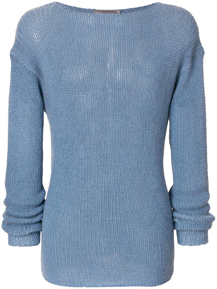 Ermanno Scervino Casual Knit Jumper - Blue
