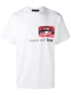 Nicola Indelicato - 'more Self Love' T-shirt - Men - Cotton - L, White, Cotton