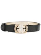 Roberto Cavalli Kids - Rhinestone Buckle Belt - Kids - Calf Leather - 62 Cm, Black