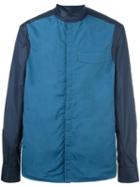 Qasimi Contrast Sleeve Sport Jacket, Men's, Size: Medium, Blue, Cotton/nylon