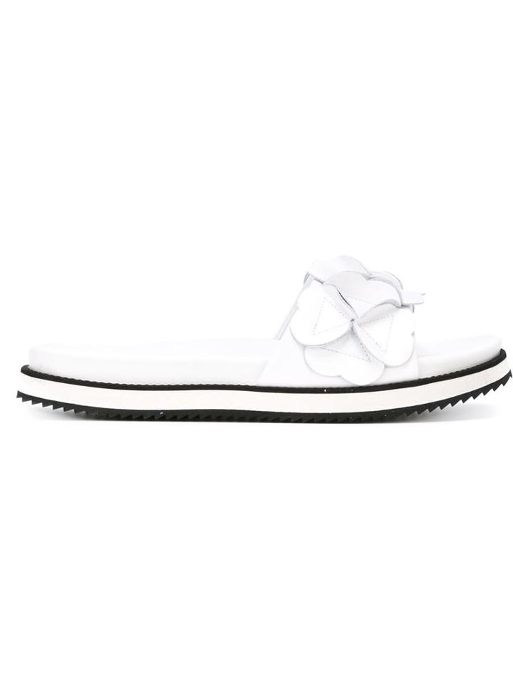 Moncler Floral Applique Sliders