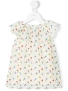 Chloé Kids Flower Print Dress, Infant Girl's, Size: 6 Mth, Nude/neutrals