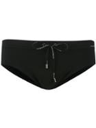 Dolce & Gabbana - Embroidered Crown Swim Shorts - Men - Polyester/elastodiene - 3, Black, Polyester/elastodiene