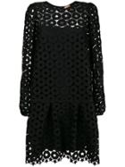 No21 Star Cut-out Dress - Black