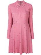 Sonia By Sonia Rykiel Safety Pin Detail Dress - Pink & Purple