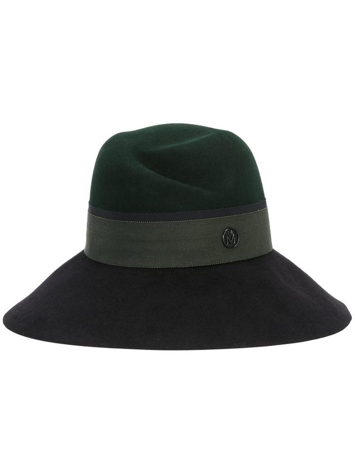 Maison Michel 'rose' Hat, Women's, Size: Medium, Blue, Wool Felt