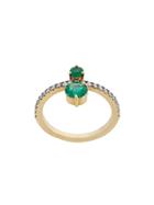 Jemma Wynne Pave Band Ring - Green
