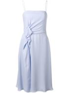 Emporio Armani Sleeveless Midi Dress - Blue