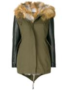 Forte Couture Hooded Parka - Green