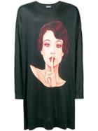 Yohji Yamamoto Face Print Oversized T-shirt - Unavailable