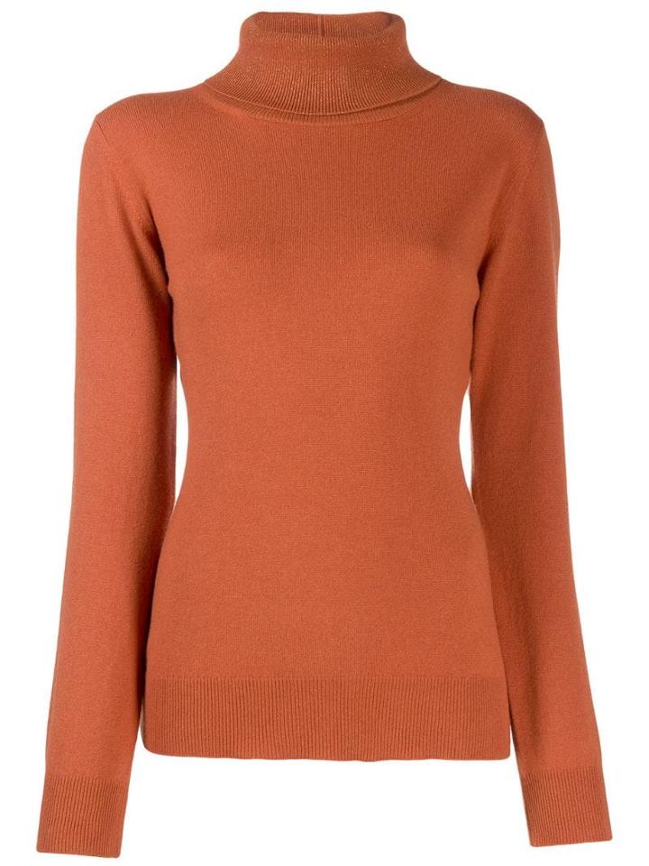 Fabiana Filippi Turtle Neck Jumper - Brown