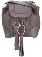 See By Chloé 'polly' Crossbody Bag, Women's, Grey, Calf Leather