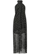 Jacquemus Woven Fringed Dress - Black
