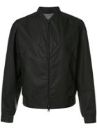 Y-3 Zip Up Bomber Jacket - Black