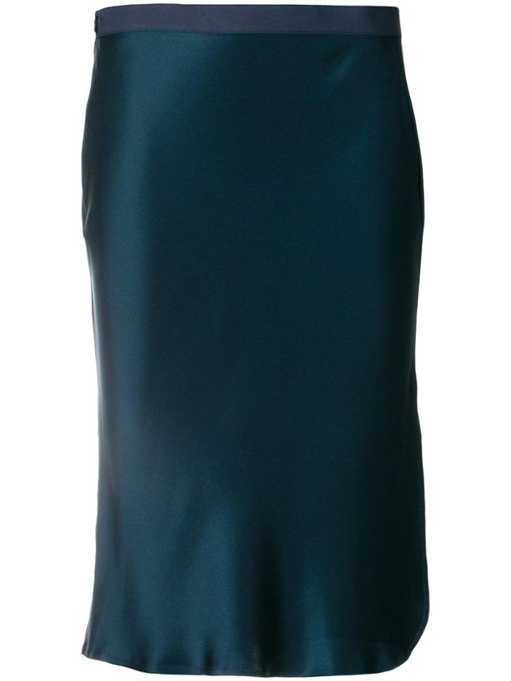 Nili Lotan Slip Skirt - Blue
