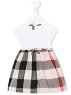 Burberry Kids - Checkered Dress - Kids - Cotton - 36 Mth, White