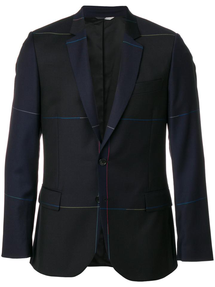 Ps By Paul Smith Checked Blazer - Blue