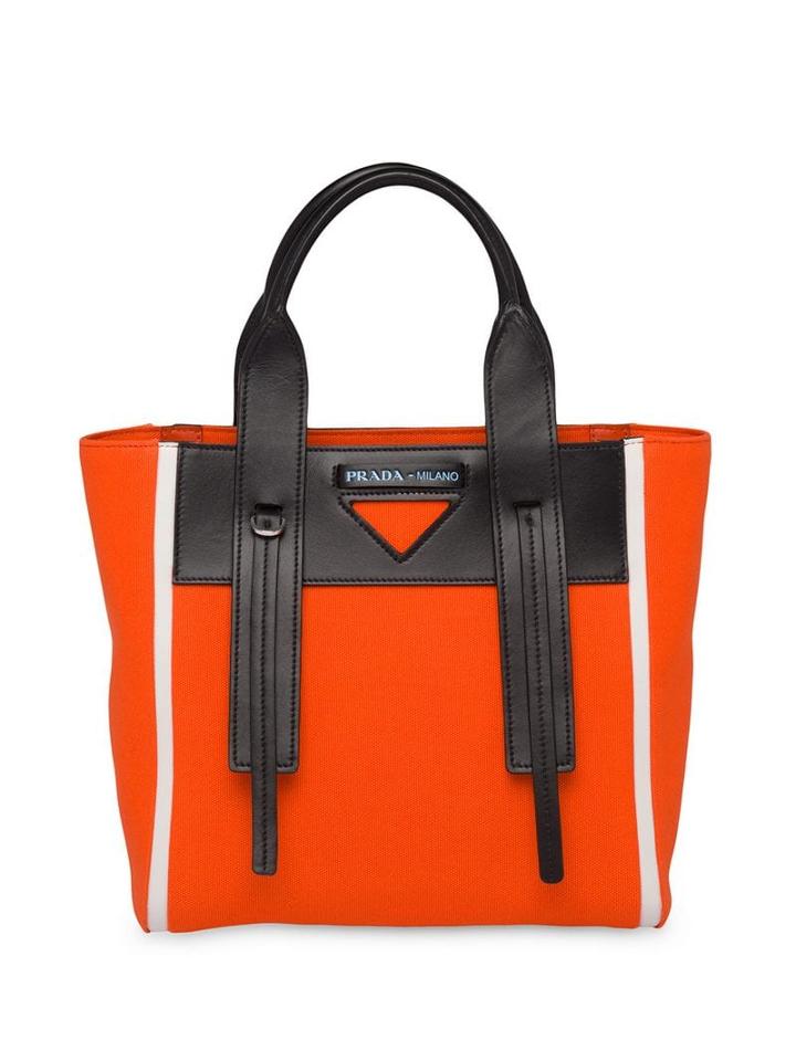 Prada Prada Ouverture Tote Bag - Orange
