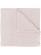 Brunello Cucinelli Frayed-hem Scarf - Neutrals