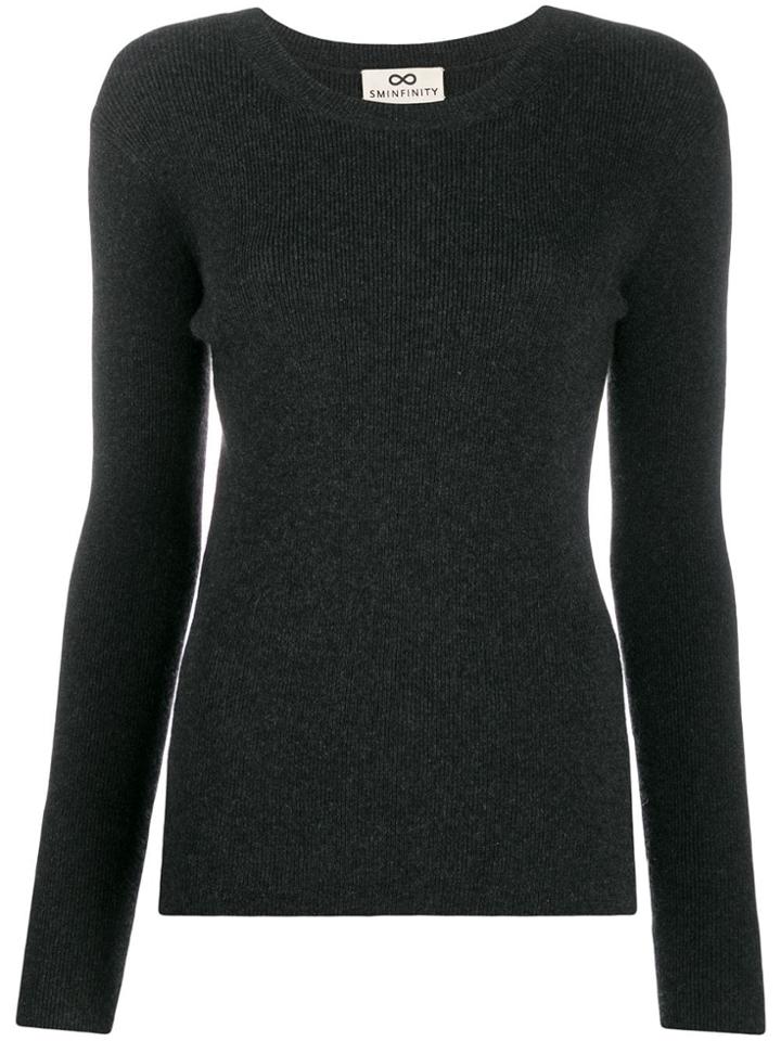 Sminfinity Knitted Long-sleeve Shirt - Grey