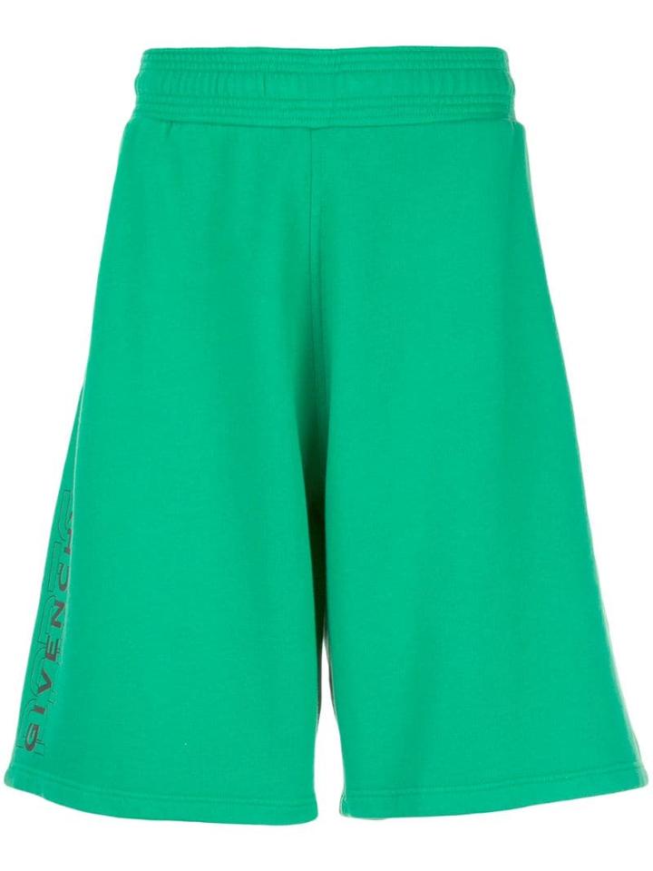 Givenchy Athleisure Track Shorts - Green