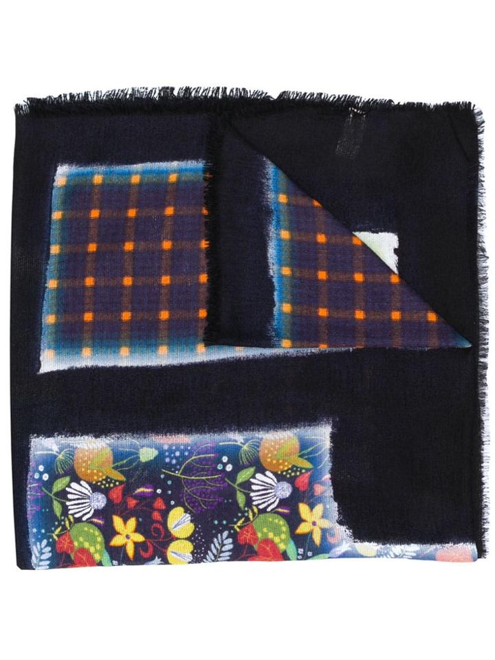 Altea Multi-print Scarf - Blue