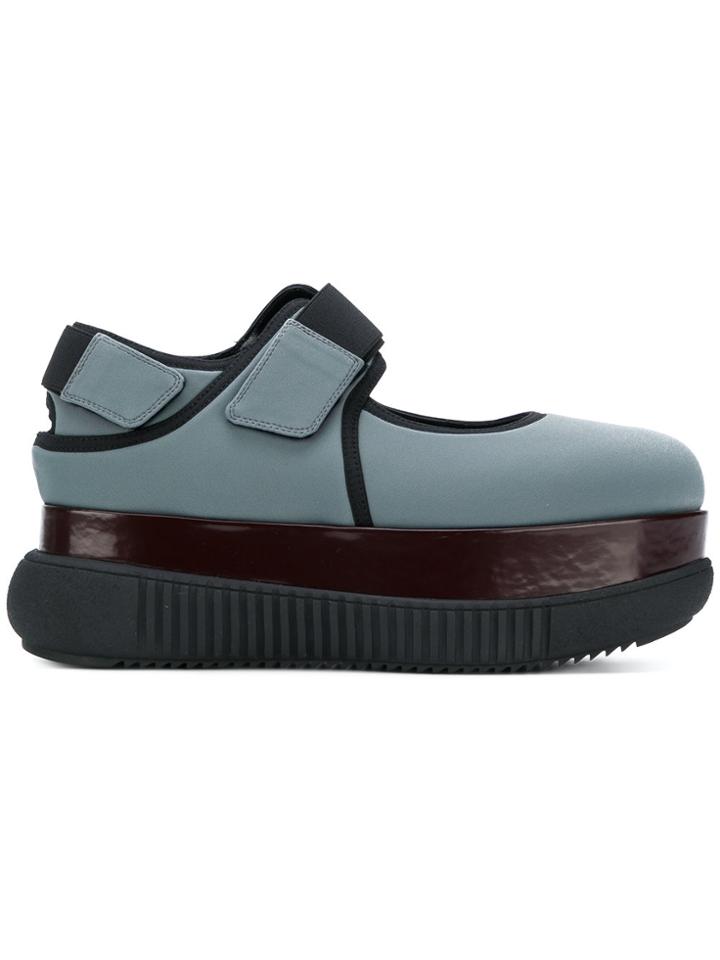 Marni Mary Jane Flatform Pumps - Blue