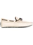 Tod S Classic Driving Shoes, Men's, Size: 6.5, Nude/neutrals, Nubuck Leather/leather/rubber