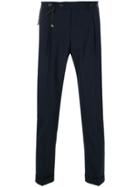 Berwich Rope Clip Detail Trousers - Blue