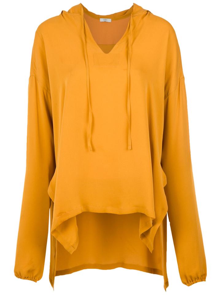 Egrey Silk Blouse - Yellow & Orange