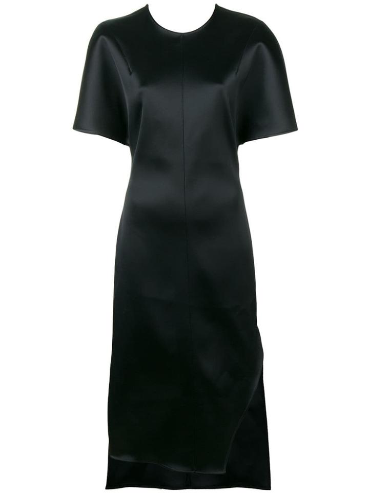 Esteban Cortazar Asymmetric Kimono Dress - Black