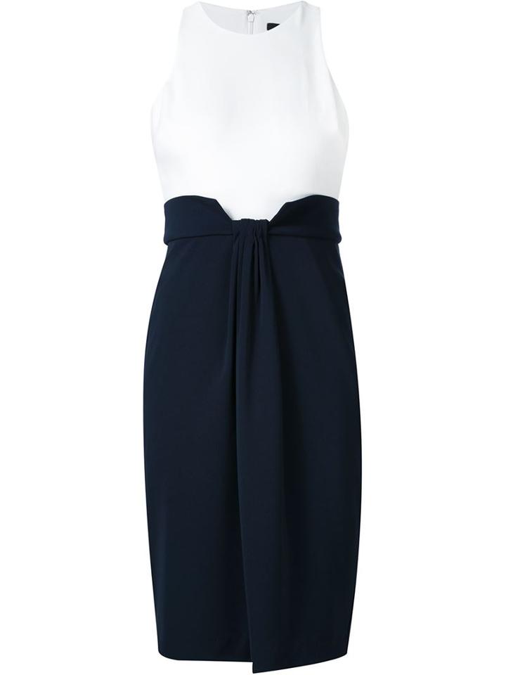 Badgley Mischka Draped Skirt Combo Dress