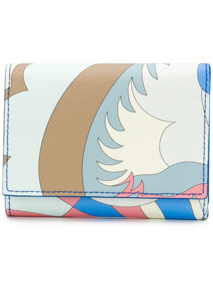 Emilio Pucci Printed Wallet - Blue