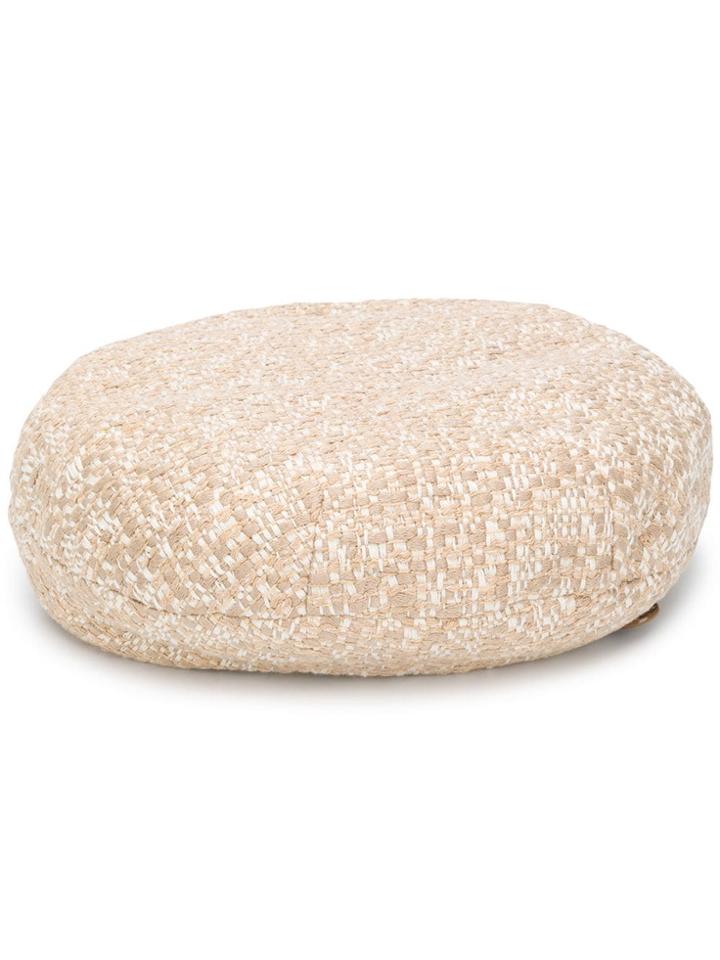 Maison Michel Beret Hat - Neutrals